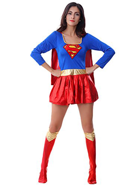 Sexy Fancy Dres Supergirl Halloween Costume
